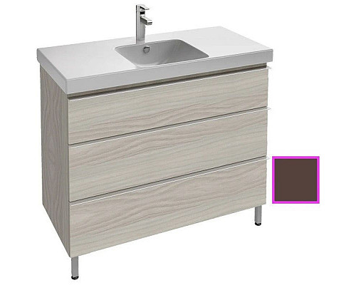 Купить Тумба ледяной коричневый глянец 102 см Jacob Delafon Odeon Up EB994-N23 в магазине сантехники Santeh-Crystal.ru