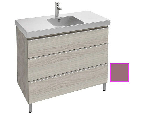 Купить Тумба нежно-розовый матовый 102 см Jacob Delafon Odeon Up EB994-M71 в магазине сантехники Santeh-Crystal.ru