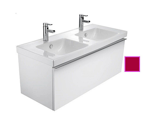 Купить Тумба малиновый глянец 117 см Jacob Delafon Odeon Up EB887-R3 в магазине сантехники Santeh-Crystal.ru