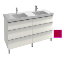 Тумба малиновый глянец 136,6 см Jacob Delafon Odeon Up EB996-R3