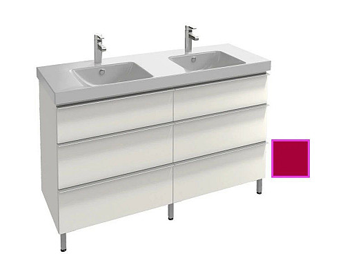 Купить Тумба малиновый глянец 136,6 см Jacob Delafon Odeon Up EB996-R3 в магазине сантехники Santeh-Crystal.ru