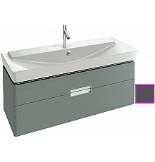 Тумба серый антрацит глянец 117,3 см Jacob Delafon Reve EB1137-442