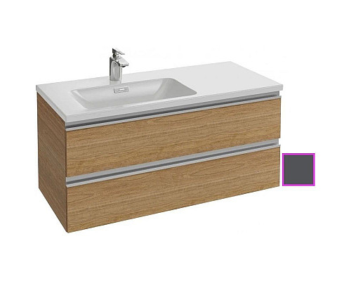 Купить Тумба серый антрацит глянец 100 см Jacob Delafon Vox EB2025-RA-442 в магазине сантехники Santeh-Crystal.ru