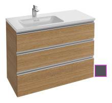 Тумба серый антрацит глянец 100 см Jacob Delafon Vox EB2045-RA-442