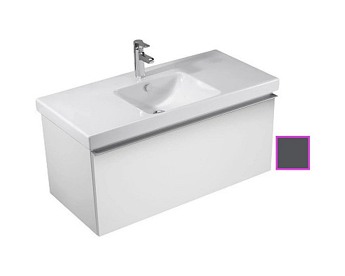 Купить Тумба серый антрацит глянец 102 см Jacob Delafon Odeon Up EB883-442 в магазине сантехники Santeh-Crystal.ru