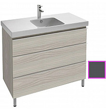 Тумба серый антрацит глянец 102 см Jacob Delafon Odeon Up EB994-442