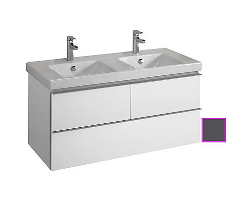 Приобрести Тумба серый антрацит глянец 117 см Jacob Delafon Odeon Up EB892-442 в магазине сантехники Santeh-Crystal.ru