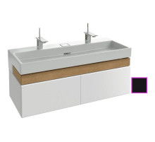 Тумба черный матовый 120 см 2 ящика Jacob Delafon Terrace EB1188-M61