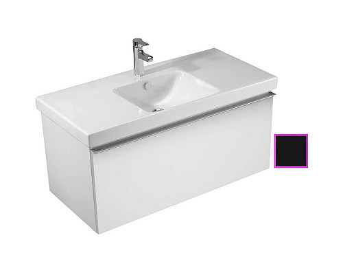 Приобрести Тумба черный глянец 102 см Jacob Delafon Odeon Up EB883-274 в магазине сантехники Santeh-Crystal.ru