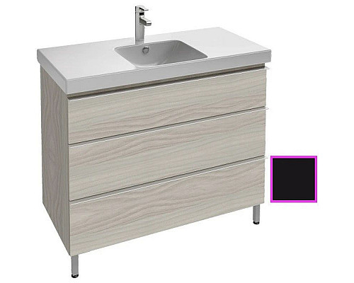 Купить Тумба черный матовый 102 см Jacob Delafon Odeon Up EB994-M61 в магазине сантехники Santeh-Crystal.ru