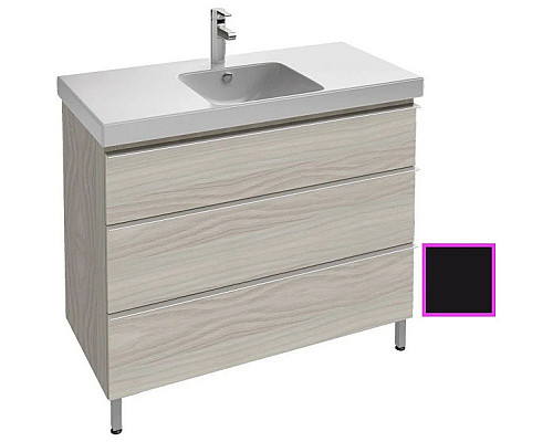 Заказать Тумба черный глянец 102 см Jacob Delafon Odeon Up EB994-274 в магазине сантехники Santeh-Crystal.ru