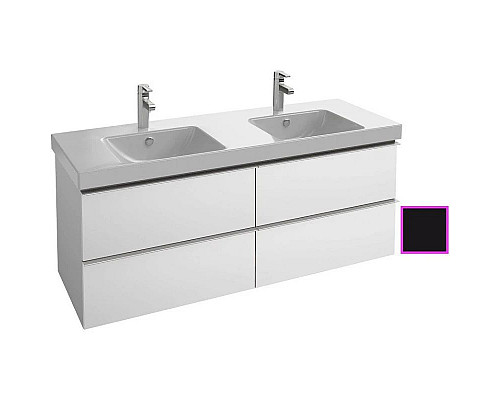 Купить Тумба черный глянец 136,6 см Jacob Delafon Odeon Up EB997-274 в магазине сантехники Santeh-Crystal.ru