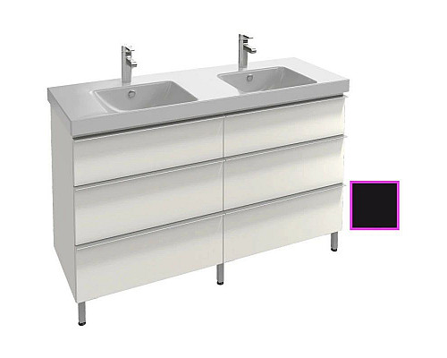 Приобрести Тумба черный глянец 136,6 см Jacob Delafon Odeon Up EB996-274 в магазине сантехники Santeh-Crystal.ru