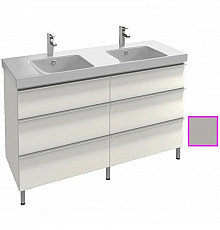 Тумба серый титан глянец 136,6 см Jacob Delafon Odeon Up EB996-N21