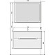Заказать Тумба белый 96,6 см Jorno Modul Mol.01.97/P/W в магазине сантехники Santeh-Crystal.ru