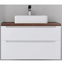 Тумба белый глянец 100 см Jorno Wood Wood.01.100/P/W + Wood.06.100/DW