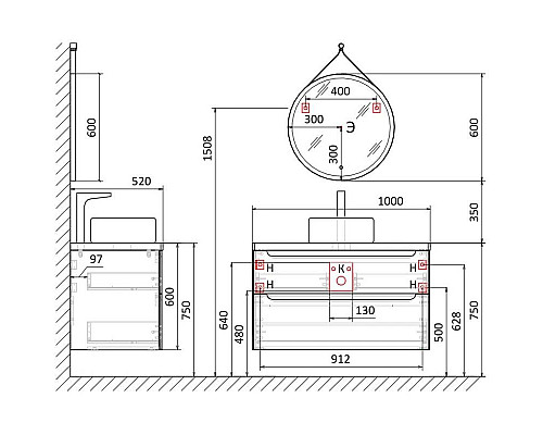 Santeh-Crystal.ru: Тумба белый глянец 100 см Jorno Wood Wood.01.100/P/W + Wood.06.100/DW Заказать Тумба белый глянец 100 см Jorno Wood Wood.01.100/P/W + Wood.06.100/DW в магазине сантехники Santeh-Crystal.ru