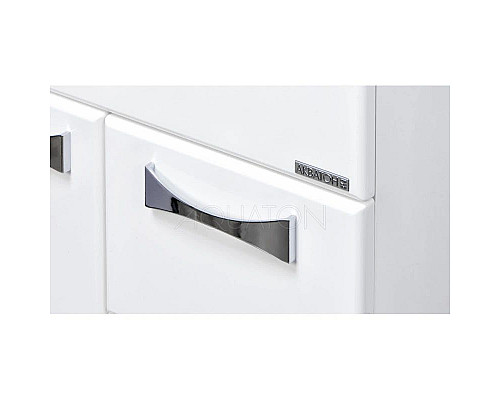 Купить Тумба с раковиной белый глянец 100,2 см Акватон Диор 1A1677K2DR010 в магазине сантехники Santeh-Crystal.ru