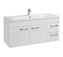 Тумба с раковиной белый глянец 120,2 см Акватон Диор 1A1106K2DR010