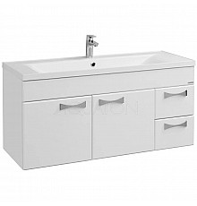 Тумба с раковиной белый глянец 120,2 см Акватон Диор 1A1106K2DR010