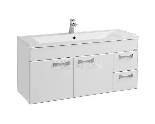 Приобрести Тумба с раковиной белый глянец 120,2 см Акватон Диор 1A1106K2DR010 в магазине сантехники Santeh-Crystal.ru