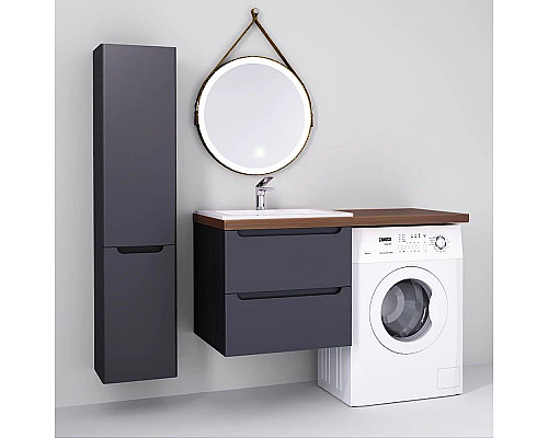 Santeh-Crystal.ru: Тумба с раковиной серый матовый 122 см Jorno Wood Wood.01.60/P/GR + Wood.06.122/DW + Mol.08.65/W + Bra.05.461/R/W Заказать Тумба с раковиной серый матовый 122 см Jorno Wood Wood.01.60/P/GR + Wood.06.122/DW + Mol.08.65/W + Bra.05.461/R/W в магазине сантехники Santeh-Crystal.ru