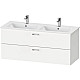 Купить Тумба белый матовый 127.5 см Duravit XBase XB613001818 в магазине сантехники Santeh-Crystal.ru