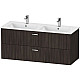 Купить Тумба каштан 127.5 см Duravit XBase XB613005353 в магазине сантехники Santeh-Crystal.ru