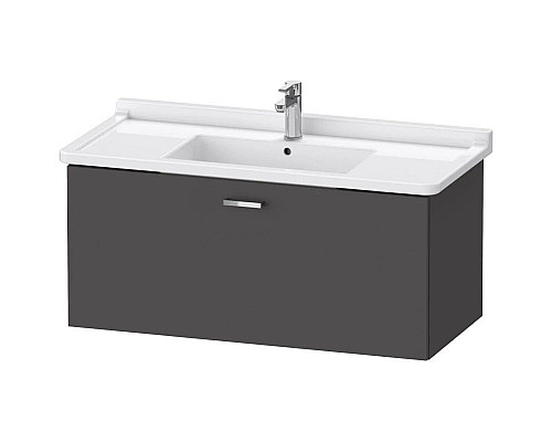 Купить Тумба графит матовый 100 см Duravit XBase XB603704949 в магазине сантехники Santeh-Crystal.ru