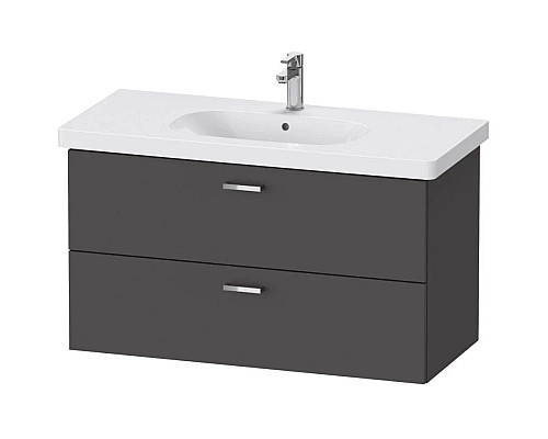 Купить Тумба графит матовый 100 см Duravit XBase XB619304949 в магазине сантехники Santeh-Crystal.ru