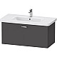 Купить Тумба графит матовый 93 см Duravit XBase XB607704949 в магазине сантехники Santeh-Crystal.ru