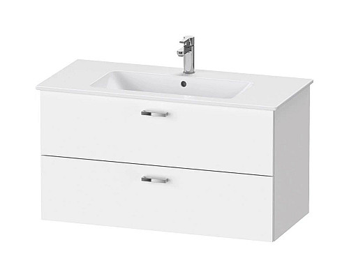 Приобрести Тумба белый матовый 100 см Duravit XBase XB612201818 в магазине сантехники Santeh-Crystal.ru