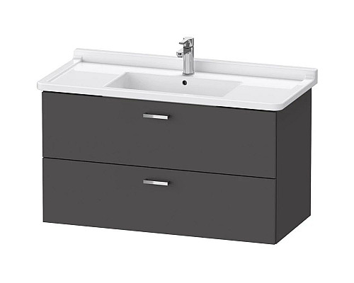 Купить Тумба графит матовый 100 см Duravit XBase  XB618704949 в магазине сантехники Santeh-Crystal.ru