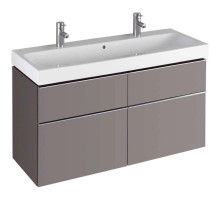 Тумба платина глянец 119 см Geberit iCon 840422000