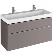 Тумба платина глянец 119 см Geberit iCon 840422000
