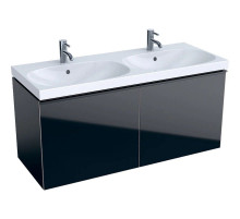 Тумба черный глянец/черный матовый 119 см Geberit Acanto 500.613.16.1