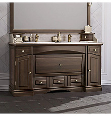 Тумба с раковиной орех антикварный 153 см Opadiris Лучия