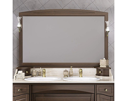 Заказать Тумба с раковиной орех антикварный 153 см Opadiris Лучия в магазине сантехники Santeh-Crystal.ru