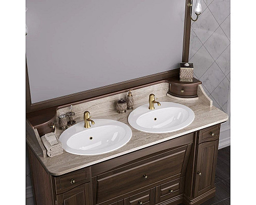 Заказать Тумба с раковиной орех антикварный 153 см Opadiris Лучия в магазине сантехники Santeh-Crystal.ru