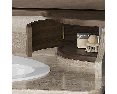 Приобрести Тумба с раковиной орех антикварный 123 см Opadiris Лучия в магазине сантехники Santeh-Crystal.ru