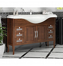 Тумба с раковиной светлый орех 121,5 см Opadiris Мираж