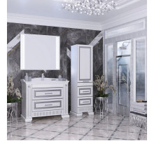 Комплект мебели белый серебряная патина 100 см Opadiris Оникс
