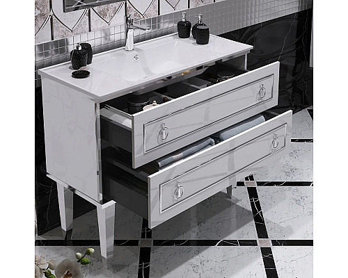 Santeh-Crystal.ru: Комплект мебели белый серебряная патина 100,6 см Opadiris Порто Купить Комплект мебели белый серебряная патина 100,6 см Opadiris Порто в магазине сантехники Santeh-Crystal.ru