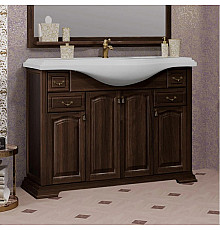 Тумба с раковиной орех антикварный 121 см Opadiris Риспекто