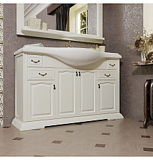 Тумба с раковиной слоновая кость 121 см Opadiris Риспекто