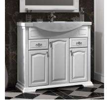 Тумба с раковиной белый матовый 97 см Opadiris Риспекто