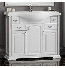 Тумба с раковиной белый матовый 107 см Opadiris Риспекто