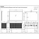 Приобрести Комплект мебели серый/белый 121 см Opadiris Рубинно в магазине сантехники Santeh-Crystal.ru