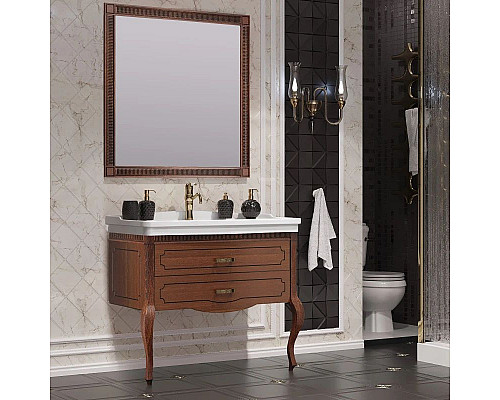 Приобрести Комплект мебели светлый орех 106 см Opadiris Фреско в магазине сантехники Santeh-Crystal.ru