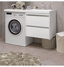 Тумба с раковиной белый 120 см R Opadiris Фреш